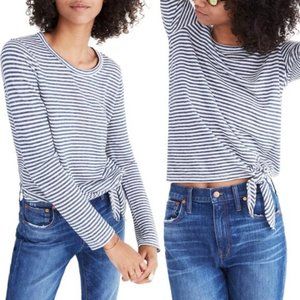 Madewell Soundcheck Side Tie Tee || Medium